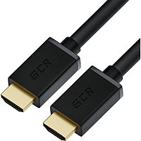 GCR Кабель 1.8m HDMI версия 1.4, черный, OD7.3mm, 30/30 AWG, позолоченные контакты, Ethernet 10.2 Гбит/с, 3D,