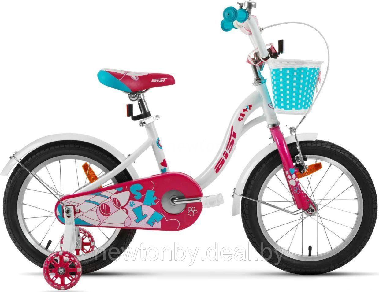 Детский велосипед AIST Skye 16 2022 (белый) - фото 1 - id-p224653046