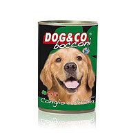 Adragna Dog&Co Кусочки кролика и утки в соусе, 405 гр