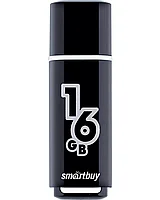 Флешка 16Gb Smart Buy Glossy series, USB 2.0, черный 556849