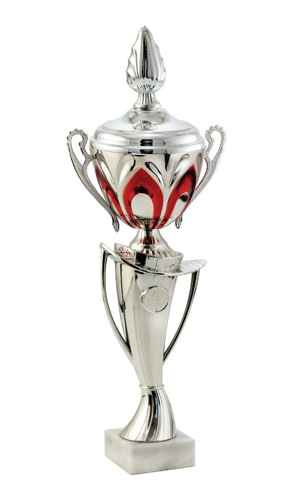 Кубок "Танго" на мраморной подставке с крышкой , высота 37 см, чаша 10 см арт. 415-280-100 К - фото 1 - id-p224653614