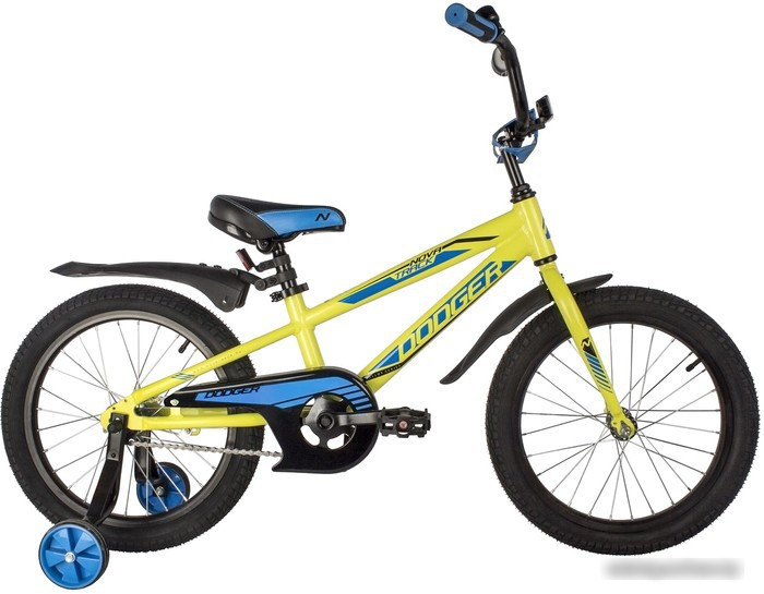 Детский велосипед Novatrack Dodger 18 2022 185ADODGER.GN22 (зеленый) - фото 1 - id-p224653770