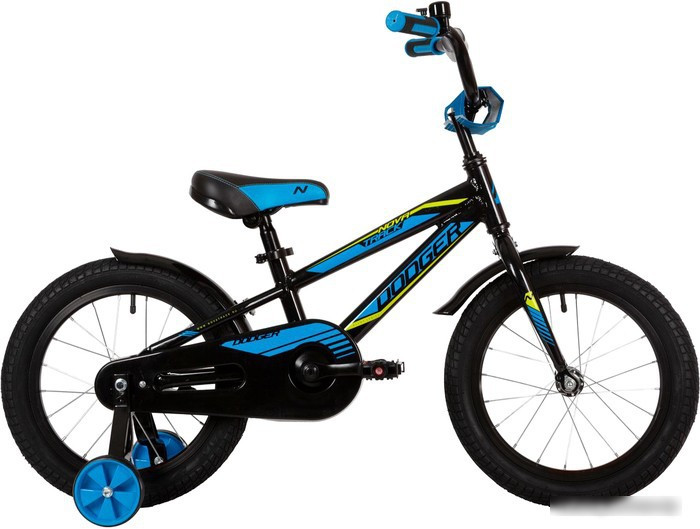 Детский велосипед Novatrack Dodger 16 2022 165ADODGER.BK22 (черный) - фото 1 - id-p224653771