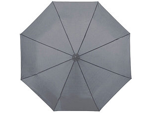 Зонт Ida трехсекционный 21,5, серый, фото 2