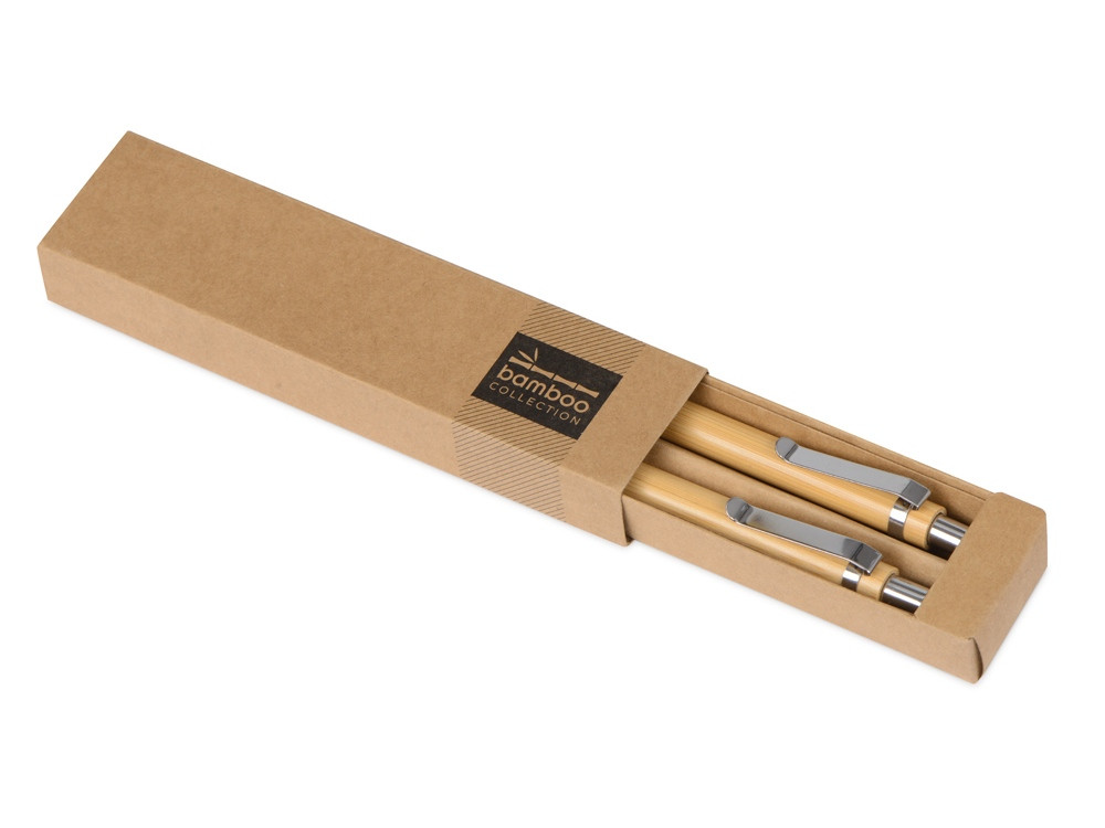 Набор Bamboo шариковая ручка и механический карандаш - фото 5 - id-p224653830