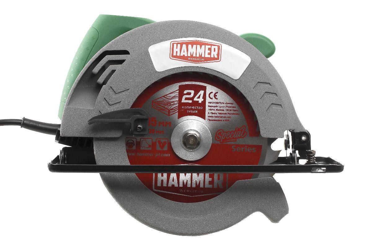 Пила циркулярная Hammer Flex CRP1500/185 - фото 2 - id-p224654005