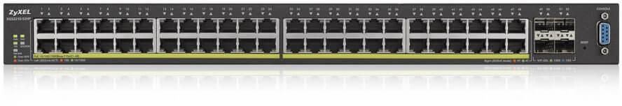 Коммутатор ZYXEL XGS2210-52HP, 48 port Gigabit L2 managed PoE+ switch, 375 Watt, 4x 10G - фото 1 - id-p224653595