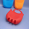 Держатель силиконовый для губки и мыла с сливными отверстиями / Органайзер на кран на кнопке Розовый, фото 8