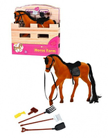 Игровой набор "Лошадка в конюшне с аксессуарами",арт.6211C