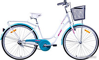 Велосипед AIST Avenue 1.0 26 2023 (белый/бирюзовый)