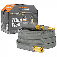 Шланг DAEWOO TitanFlex 15м, 5/8 " (15мм), с комплектом для полива