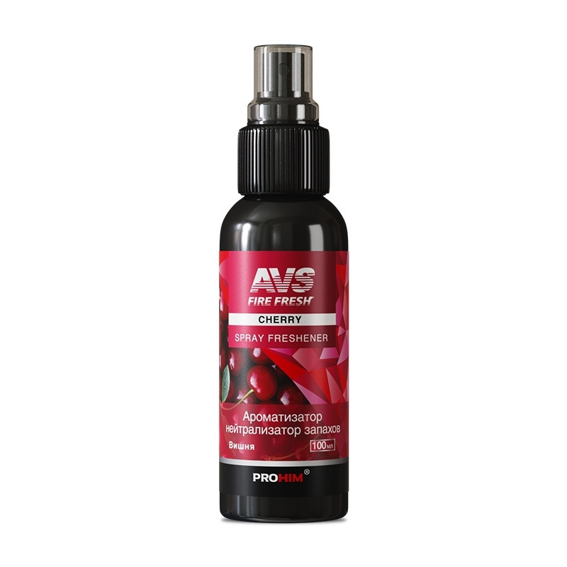 Ароматизатор-нейтрализатор запахов AVS AFS-011 Stop Smell (аром Cherry/ Вишня.)(спрей100мл.) - фото 1 - id-p224653265