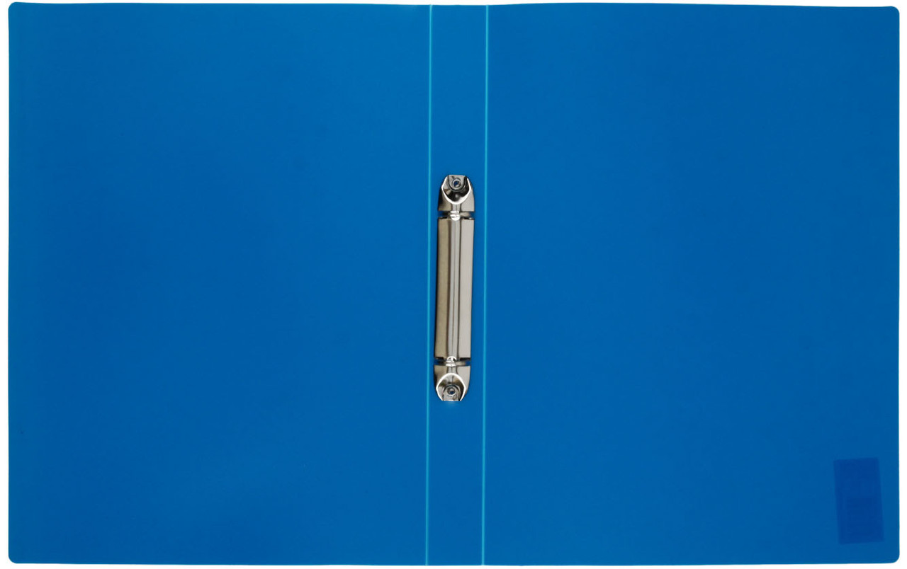 Папка пластиковая на 2-х кольцах Attache F502 толщина пластика 0,45 мм, синяя