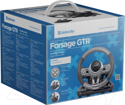 Игровой руль Defender Forsage GTR / 64367 - фото 3 - id-p224668730
