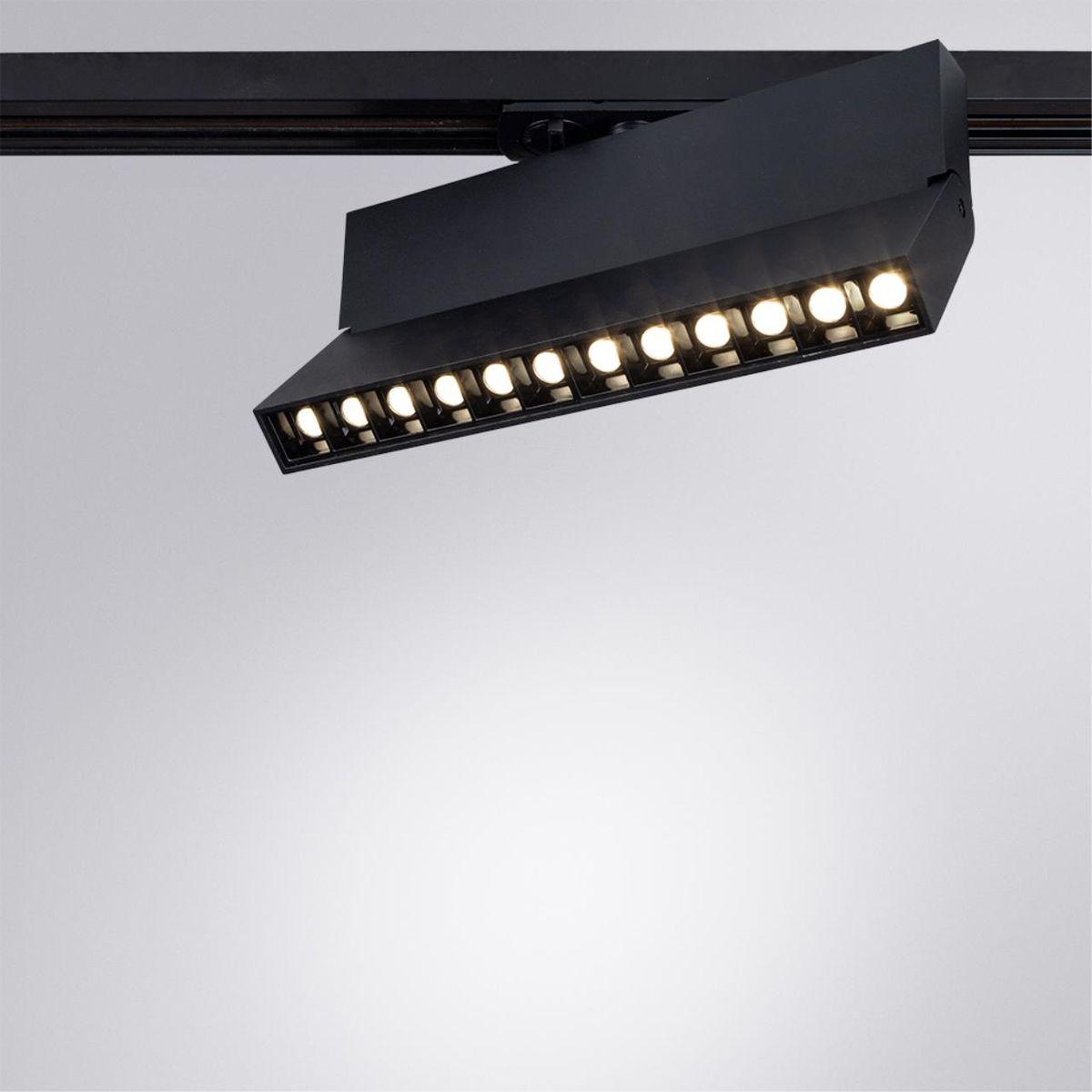 Трековый светодиодный светильник Arte Lamp Flash A4573PL-1BK - фото 2 - id-p224673410