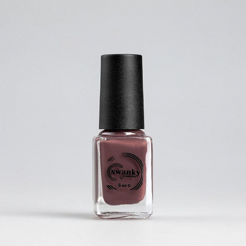 Swanky Stamping, Лак для стемпинга S41 - Красный клен (6 мл)