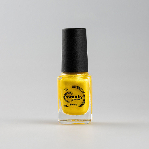 Swanky Stamping, Лак для стемпинга M05 - Желтое золото (6 мл)