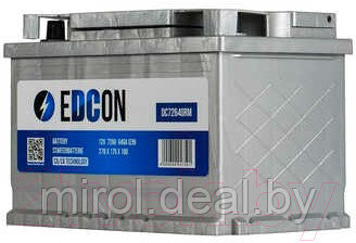 Автомобильный аккумулятор Edcon DC72640RM - фото 3 - id-p224681161