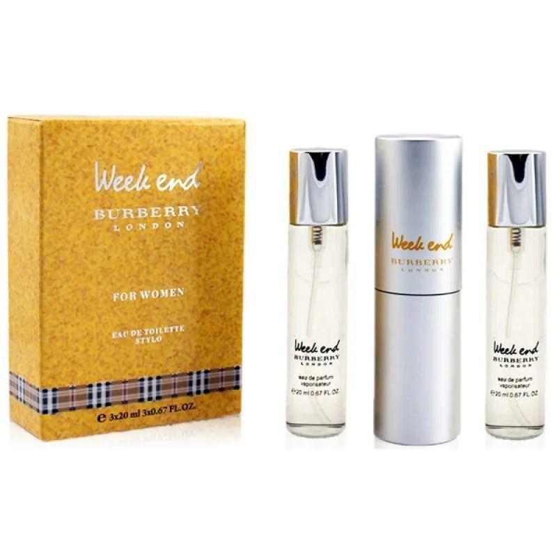 Набор Burberry Weekend 3*20ml Женский - фото 1 - id-p224682459