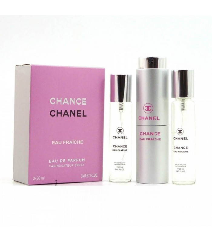 Набор Chanel Chance Eau Fraiche 3*20ml Женский - фото 1 - id-p224682534
