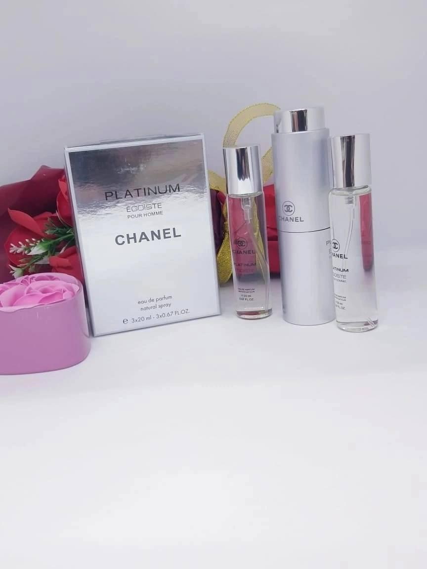 Набор Chanel Egoiste Platinum 3*20ml Мужской - фото 2 - id-p224682538