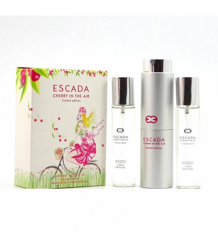 Набор Escada Cherry In The Air 3*20ml Женский - фото 1 - id-p224683008