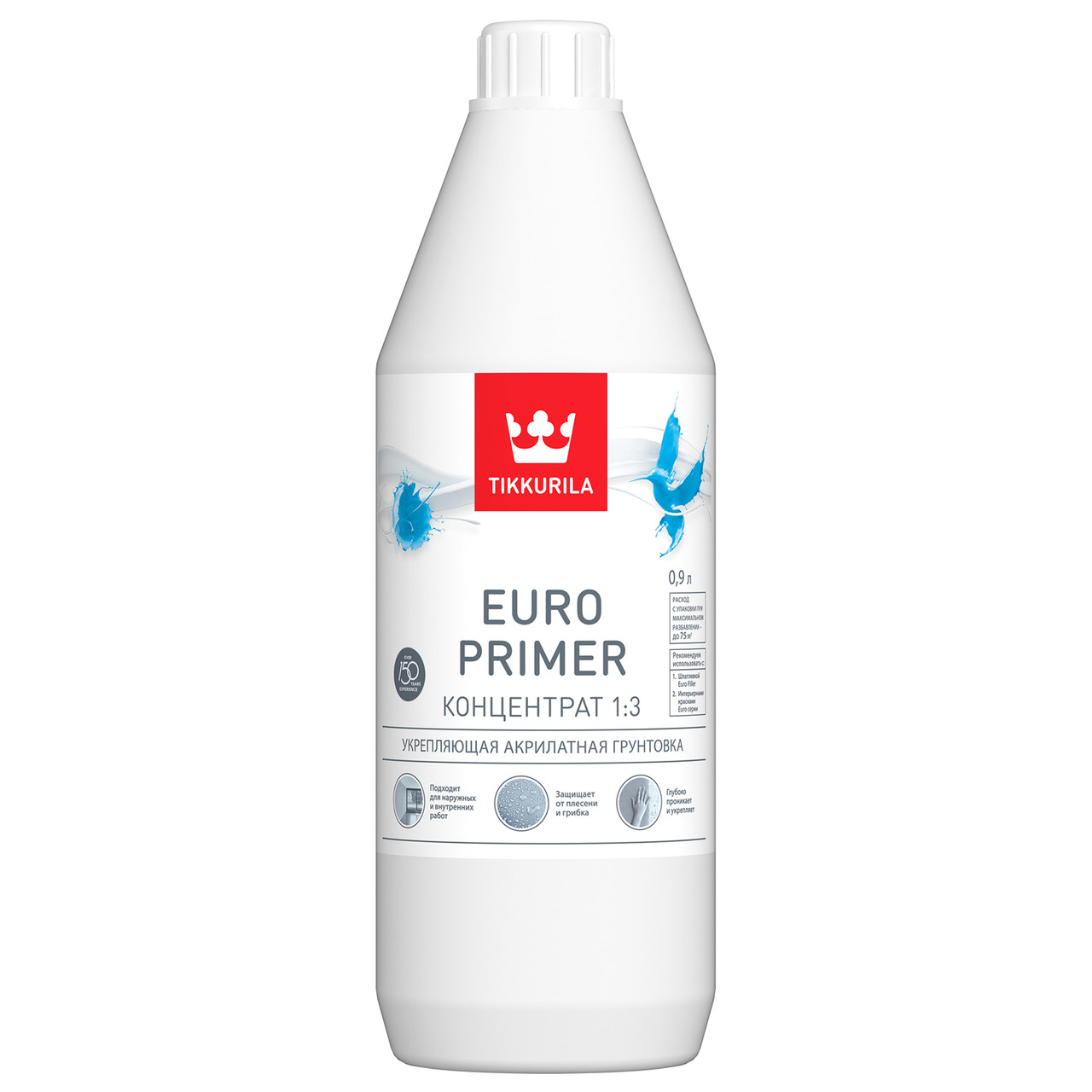 Грунтовка Euro Primer Tikkurila, 0,9 л