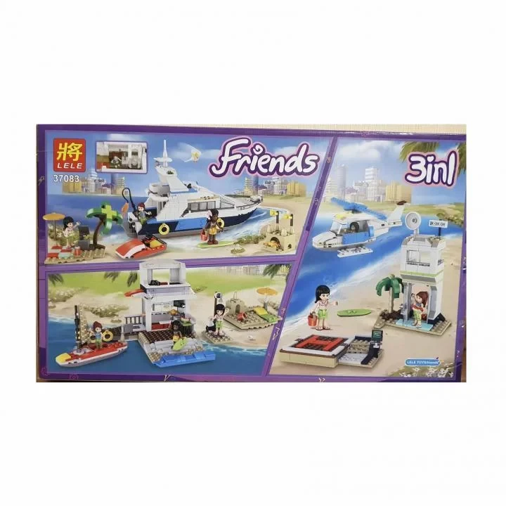 Конструктор Lari 11373 Frends Френдс 37083 Летние каникулы Морское путешествие 621 деталь аналог лего Lego - фото 2 - id-p224689209