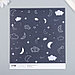 Бумага для скрапбукинга "Магия ночного неба" плотность 180 гр 15,5х17 см, фото 2