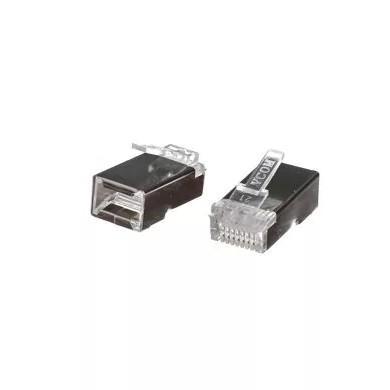 Vcom VNA2230-1/20 Коннекторы RJ45 8P8C для FTP кабеля 5 кат. экранированные, VCOM VNA2230-1/20 (20шт) - фото 1 - id-p224689345