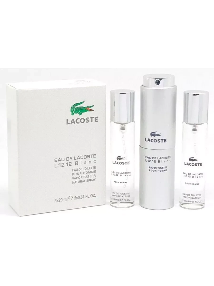 Набор Lacoste Eau De Lacoste L.12.12 Blank 3*20ml Мужской