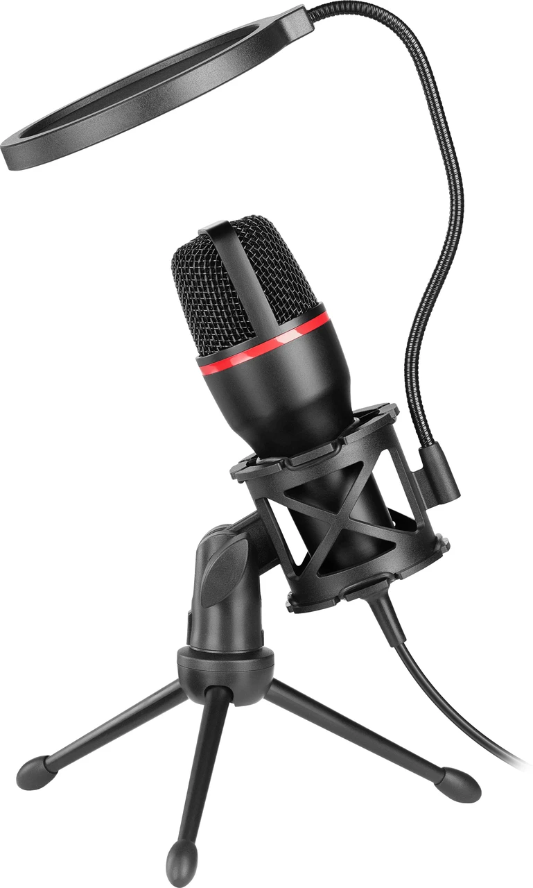 Микрофон игровой стрим Defender Forte GMC 300 3,5 мм, провод 1.5 м 64630 - фото 2 - id-p224537698