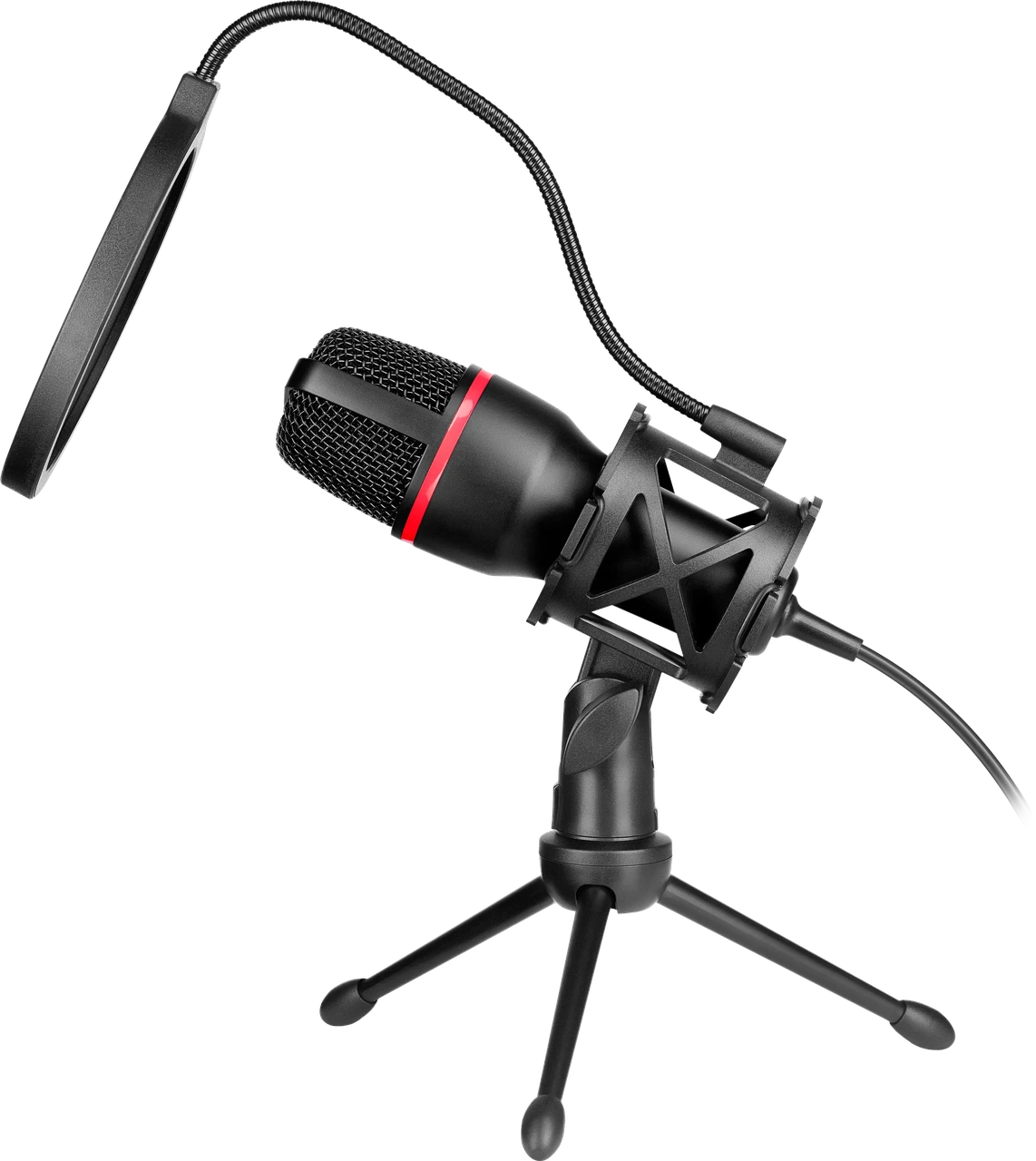 Микрофон игровой стрим Defender Forte GMC 300 3,5 мм, провод 1.5 м 64630 - фото 4 - id-p224537698
