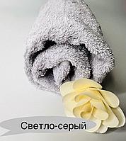 Полотенце 50Х90 махровое цвет светло-серый