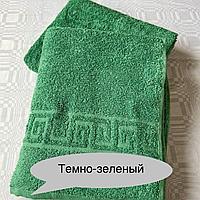 Полотенце 40х70 махровое цвет темно-зеленый