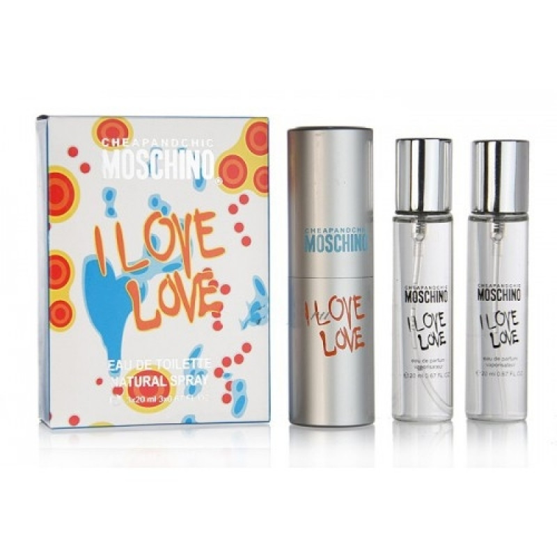 Набор Moschino Cheap&Chic I Love Love 3*20ml Женский