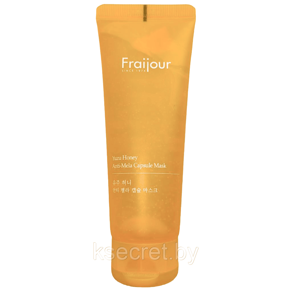 Осветляющая капсульная маска с юдзу Fraijour Yuzu Honey Anti-Mela Capsule Mask, 75мл - фото 1 - id-p224689815