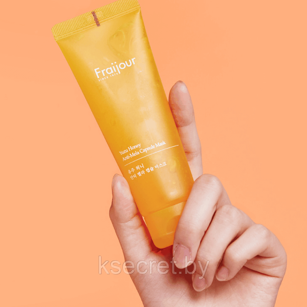 Осветляющая капсульная маска с юдзу Fraijour Yuzu Honey Anti-Mela Capsule Mask, 75мл - фото 2 - id-p224689815