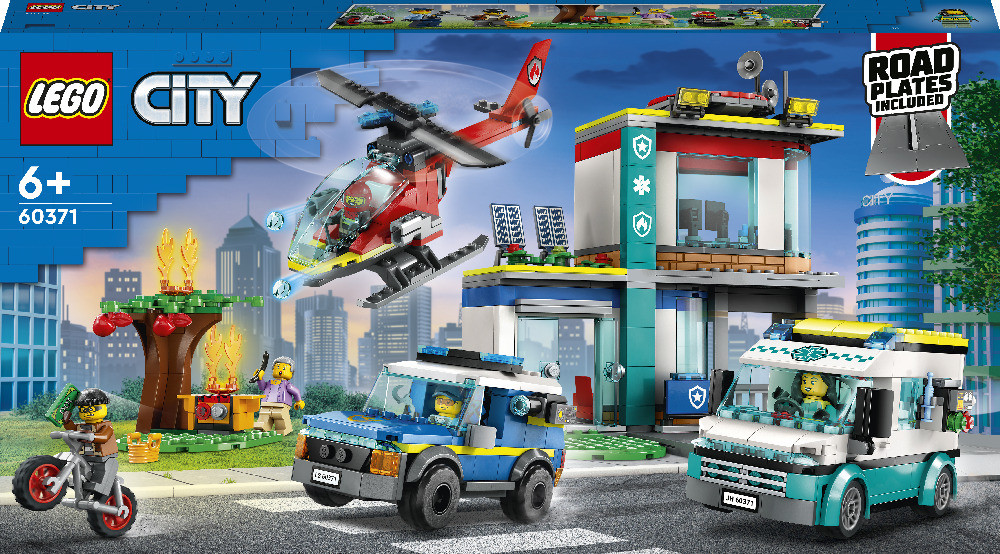 Конструктор LEGO Originai City 60371: Центр управления спасательным транспортом - фото 3 - id-p224689828