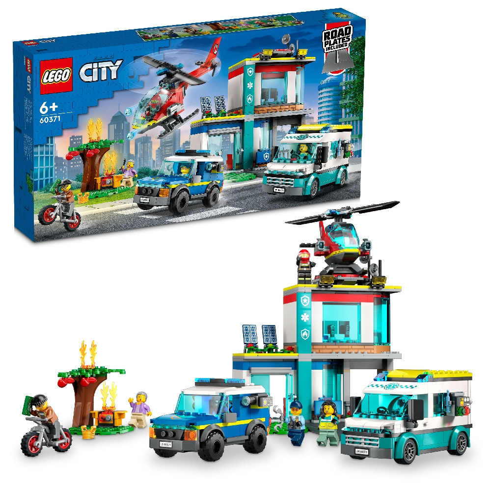 Конструктор LEGO Originai City 60371: Центр управления спасательным транспортом - фото 5 - id-p224689828