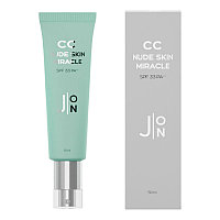 Корректирующий СС-крем для лица с зелёным пигментом JON CC Nude Skin Miracle SPF 33 PA++ 50мл