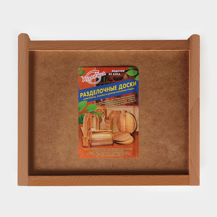Хлебница с прозрачной крышкой, 22,5×29×15 см, бук - фото 4 - id-p224690205