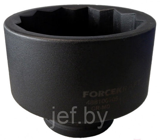 Головка ударная глубокая 1" 95мм 12 гранная FORSAGE F-48810095, фото 2