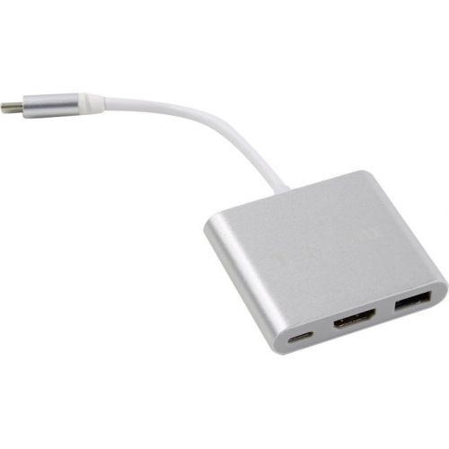 Telecom Кабель-концентратор USB3.1 TypeCm -- HDMI+USB3.0 +PD charging 4K@30Hz TUC010T - фото 1 - id-p224695710