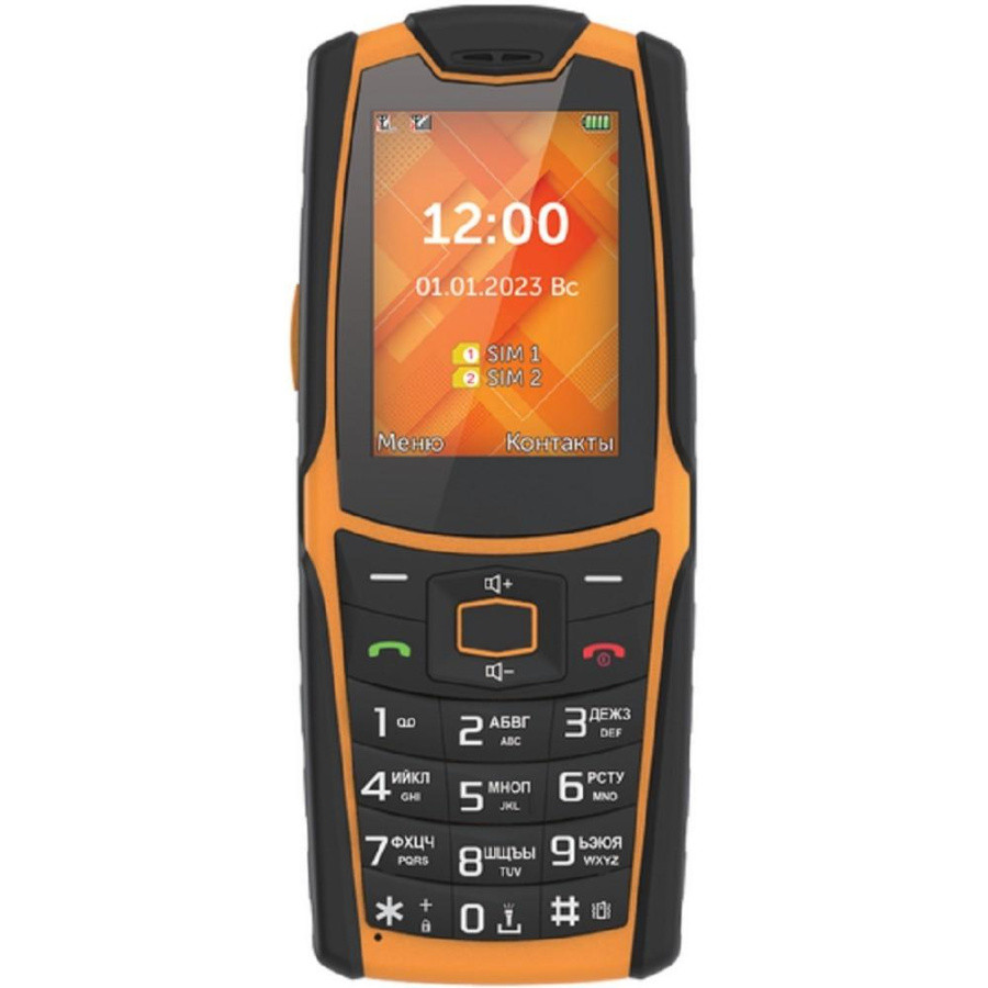 TEXET TM-521R цвет черный-оранжевый - фото 1 - id-p224695712