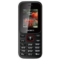 TEXET ТМ-128 Мобильный телефон цвет черный-красный - фото 1 - id-p224695718