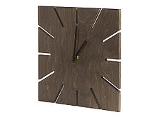 Часы деревянные Olafur квадратные, 28 см, шоколадный, фото 3