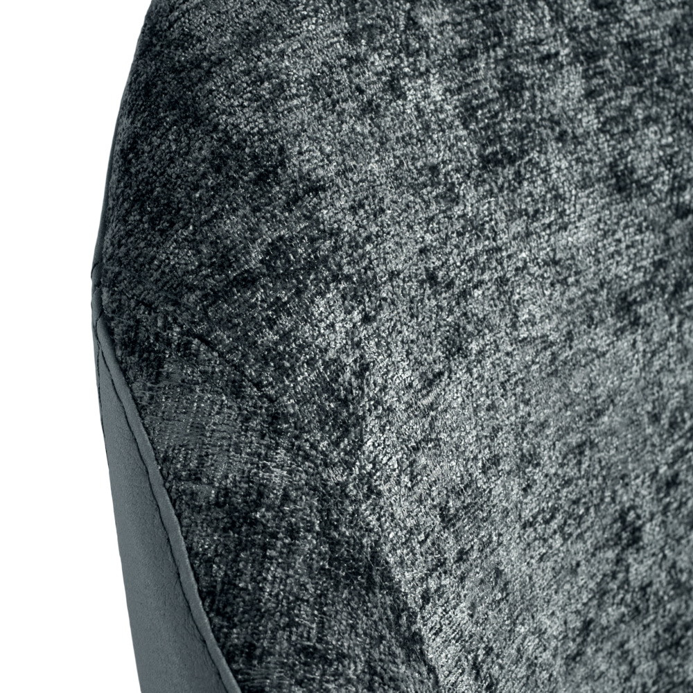 Стул Bruno серый шенилл с экокожей с поворотным механизмом - фото 7 - id-p223539063