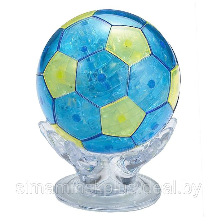 Пазл 3D кристаллический «Мяч», 77 деталей, световые эффекты, работает от батареек, МИКС - фото 2 - id-p224697682