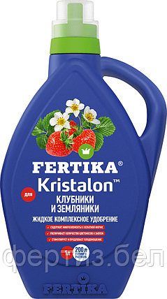 Удобрение ФЕРТИКА "Кристалон для Клубники и земляники жидкий" 1л, фото 2